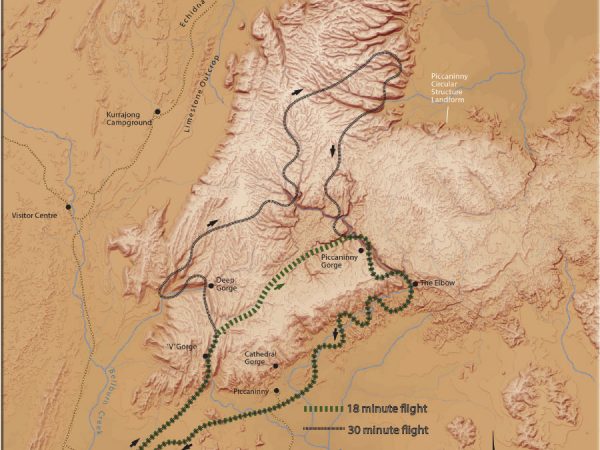 HeliSpirit BBGT helicopter flights map