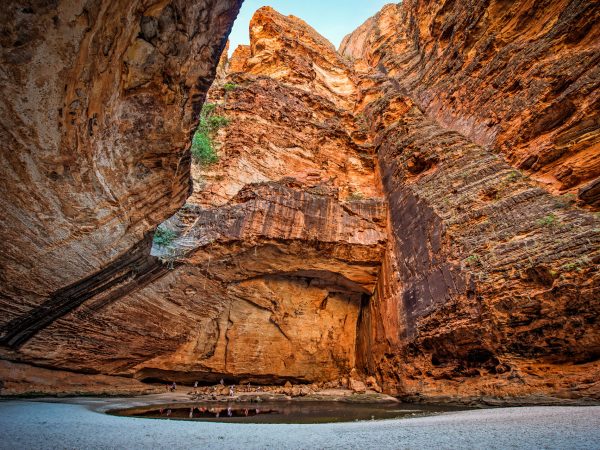 Sing in Cathedral Gorge Australia